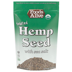 Foods Alive Sea Salt Toasted Organic Hemp Seed - 12 oz