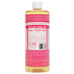 Dr. Bronner's Rose Liquid Hemp Soap