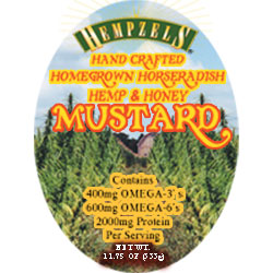 Hempzels Horseradish Hemp & Honey Mustard - 12 oz