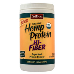 Nutiva Organic 37% Hemp Protein + Fiber - 16 oz