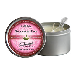 Earthly Body Skinny Dip Scented Soy and Hemp Body Candle